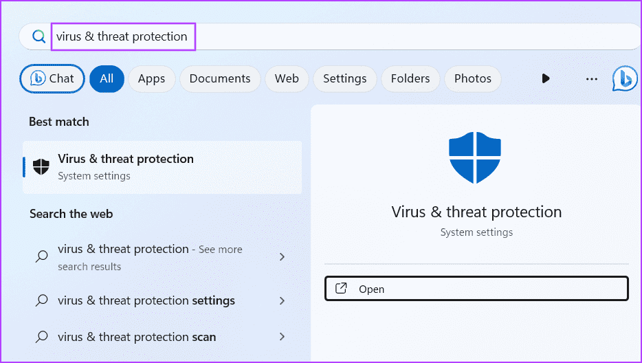 Temporarily-Disable-Antivirus-Program أفضل 7 إصلاحات لخطأ الفيروس "لم تكتمل العملية بنجاح" في Windows 11