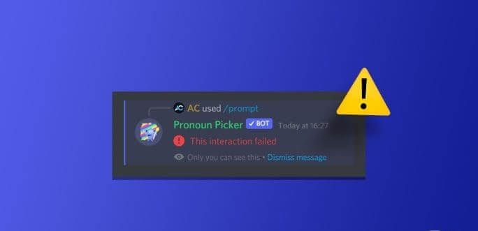 أفضل 7 إصلاحات لخطأ "فشل هذا التفاعل" في Discord على Windows - %categories