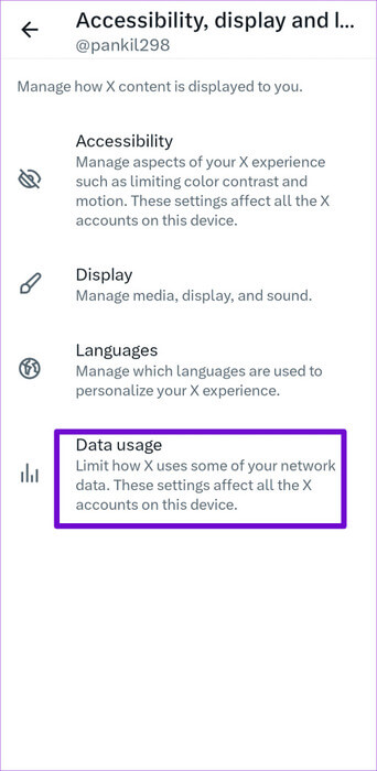 Twitter-Data-Saver-Option-on-Mobile-500x1024-1 أفضل 9 إصلاحات لمشكلة Twitter عالق على شاشة التحميل