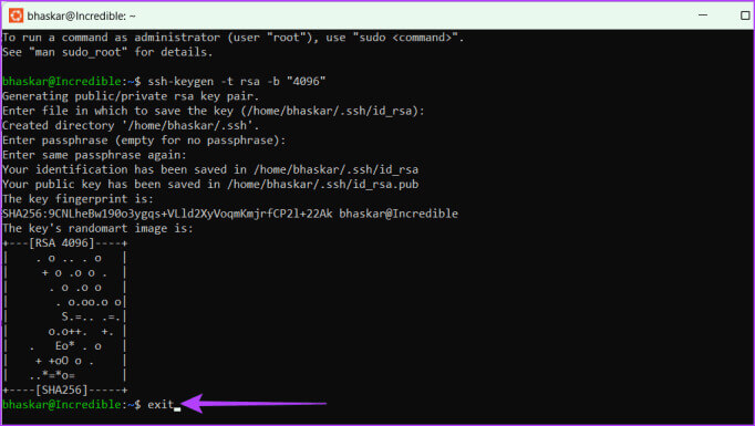 Type-exit-and-press-Enter-1-682x385-1 كيفية إنشاء مفاتيح SSH على Windows