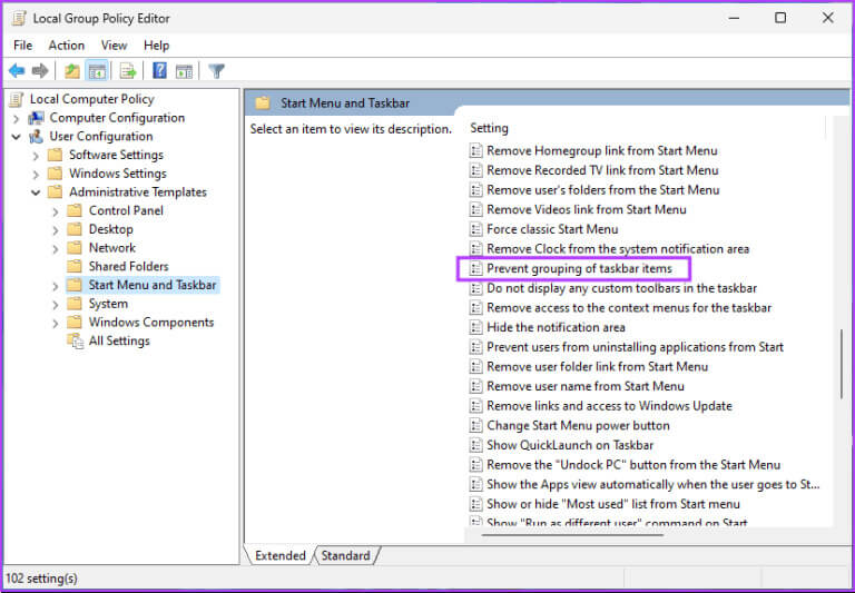 Ungroup-Taskbar-Icons-in-Windows-11_3-768x533-1 4 طرق لفك تجميع أيقونات شريط المهام في Windows 11