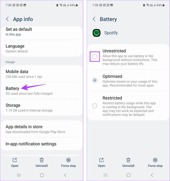 Unrestrict-Spotify-768x813-1 10 إصلاحات لعدم عمل Spotify Premium دون الاتصال بالإنترنت على الهواتف الذكية