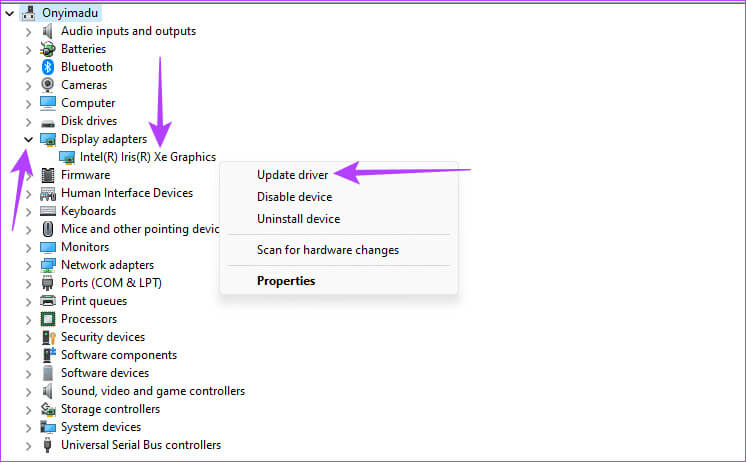 Update-driver-8 أفضل 9 إصلاحات لمشكلة شاشة الموت الزرقاء عند ممارسة الألعاب على Windows 11