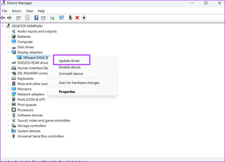 Update-the-Graphics-Driver-2-1-768x555-1 أفضل 10 طرق لإصلاح خطأ "فشل بدء تشغيل برنامج تشغيل العرض" في Windows 10 و11