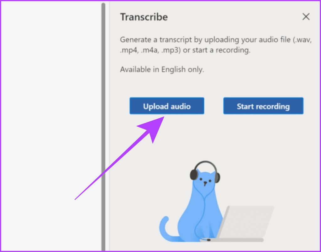 Upload-Audio-in-Microsoft-Word-1024x804-1 5 طرق لنسخ المذكرات الصوتية على iPhone