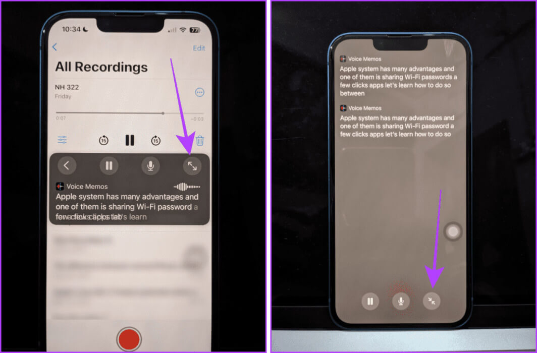 Use-Live-Captions-in-Full-screen-on-iPhone-1024x674-1 5 طرق لنسخ المذكرات الصوتية على iPhone