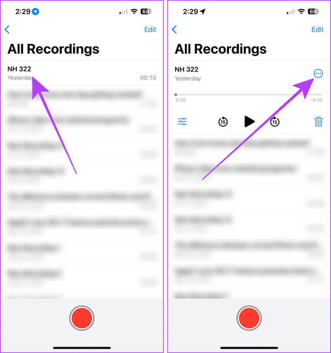 Voice-Memo-App-iPhone 5 طرق لنسخ المذكرات الصوتية على iPhone