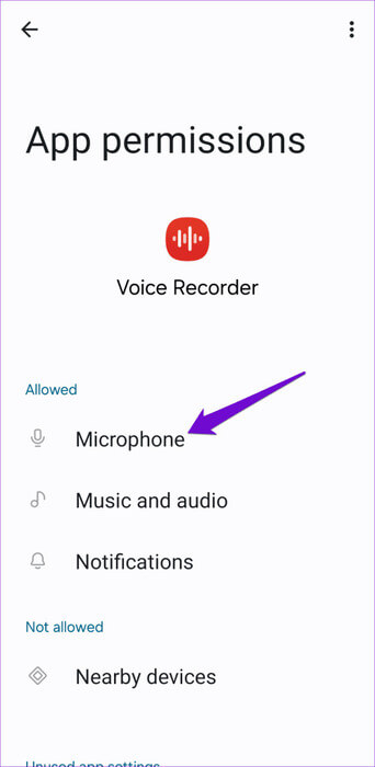 أفضل 7 إصلاحات لعدم عمل تطبيق Voice Recorder على هواتف Samsung Galaxy - %categories