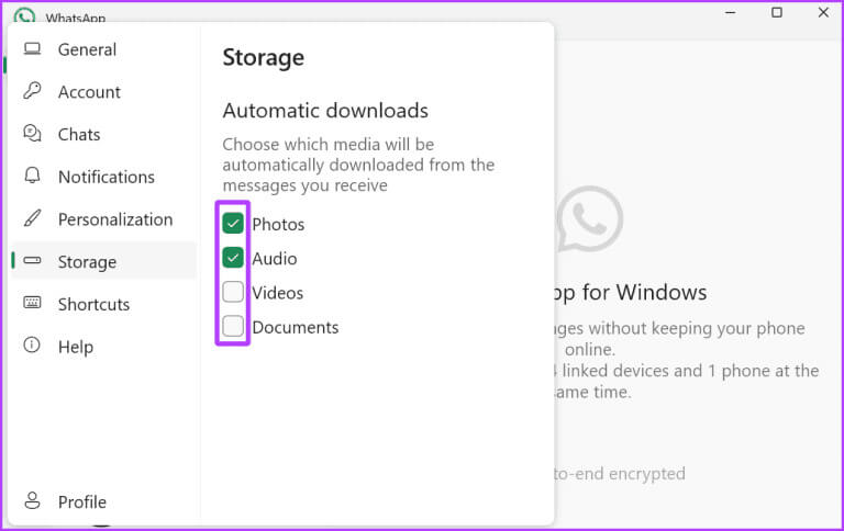 WhatsApp-Auto-Download-Settings-on-Windows-768x484-1 كيفية إيقاف التنزيل التلقائي في WhatsApp على الهاتف المحمول والكمبيوتر