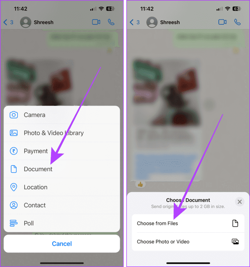 4 طرق لإرسال الصور كمستندات على WhatsApp باستخدام iPhone - %categories