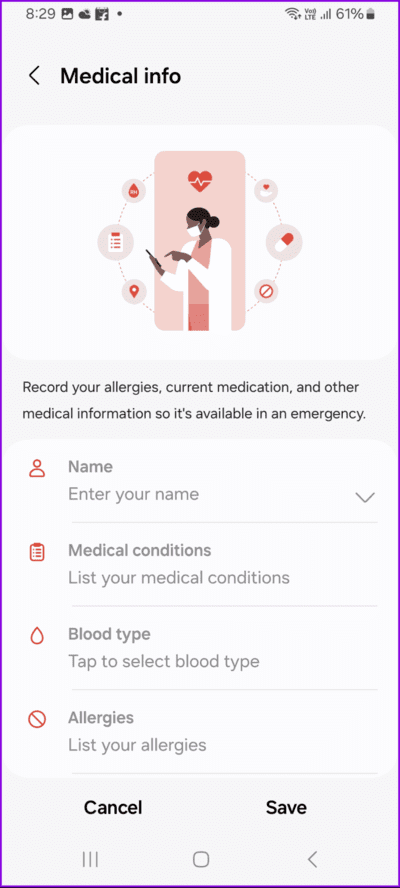 add-medical-info-samsung-692x1536-1 كيفية إضافة وإدارة المعلومات الطبية على هواتف Samsung Galaxy