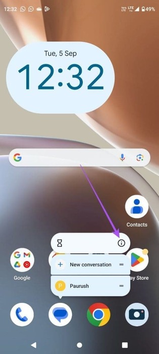 app-info-messages-app-android-1-1 أفضل 7 إصلاحات لعدم إمكانية إرسال صور GIF في تطبيق رسائل Google