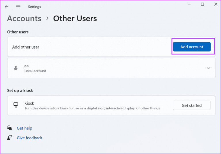 create-a-new-user-account-3-768x535-1 أفضل 8 طرق لإصلاح خطأ DISM 50 في Windows 10 و11