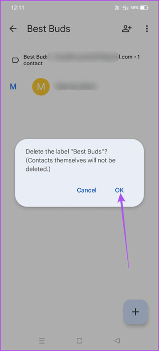 delete-contact-label-google-contacts-app-463x1024-1 كيفية استخدام التصنيفات لجهات اتصال محددة في تطبيق Google Contacts