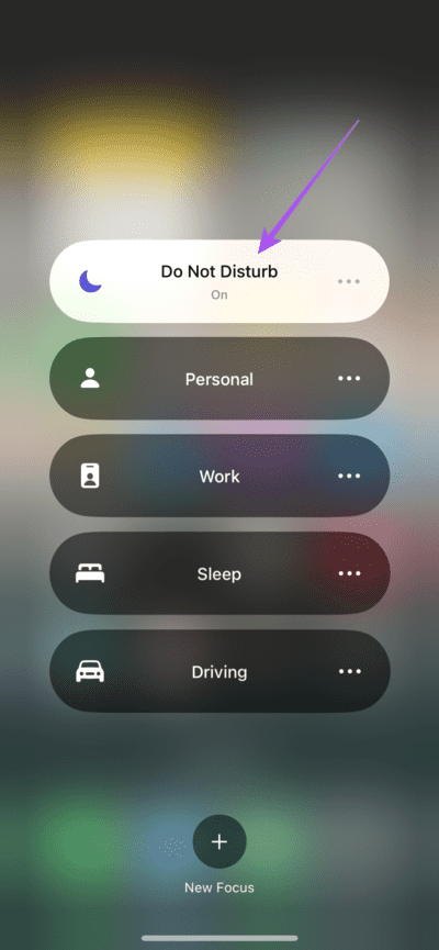 disable-do-not-disturb-control-center-iphone-710x1536-1 أفضل 5 إصلاحات لعدم عمل إشعارات تطبيق Podcast على iPhone وiPad وMac
