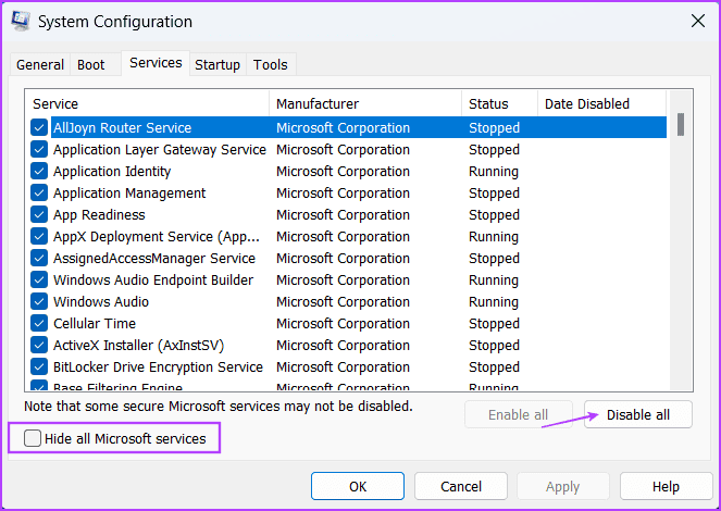 do-a-clean-boot-3 أهم 7 إصلاحات لـ "حدث خطأ أثناء تحميل مستكشف الأخطاء ومصلحها" في Windows 11