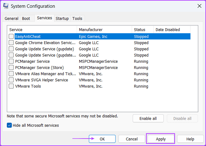 do-a-clean-boot-4 أهم 7 إصلاحات لـ "حدث خطأ أثناء تحميل مستكشف الأخطاء ومصلحها" في Windows 11