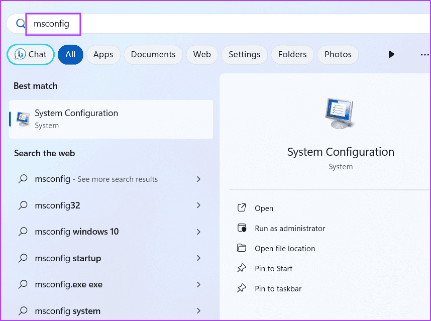 do-a-clean-boot أهم 7 إصلاحات لـ "حدث خطأ أثناء تحميل مستكشف الأخطاء ومصلحها" في Windows 11