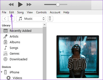 edit-itunes-windows-11 أفضل 7 إصلاحات لعدم تنزيل iTunes للموسيقى على Windows 11