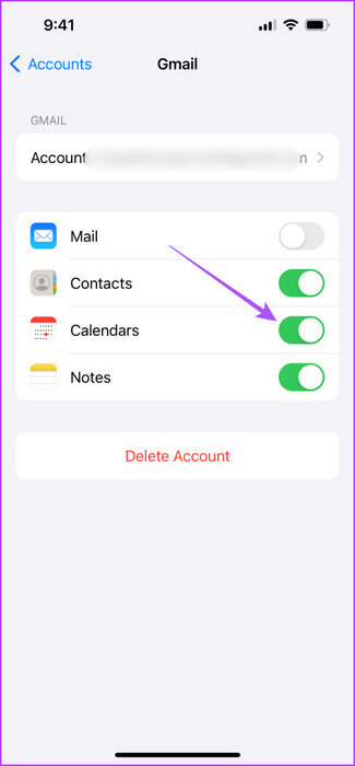 enable-calendar-for-email-account-iPhone-475x1024-1 أفضل 6 إصلاحات لعدم ظهور أعياد الميلاد في تطبيق التقويم على iPhone