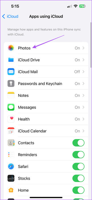 enable-photos-for-icloud-iphone-473x1024-1 أفضل 5 إصلاحات لعدم ظهور صور iMessage في تطبيق الصور على iPhone وiPad وMac