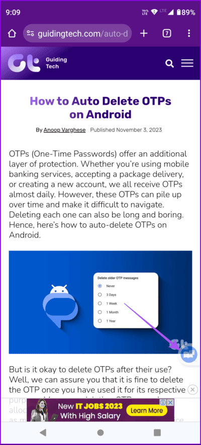 enable-reading-mode-on-android-694x1536-1 كيفية استخدام تطبيق Reading Mode على Android