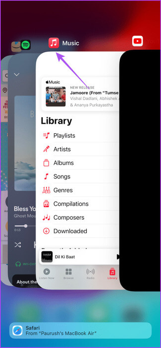 force-quit-apple-music-iphone-475x1024-2 أفضل 9 إصلاحات لعدم تشغيل مقاطع فيديو Apple Music على iPhone وiPad وMac وWindows