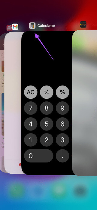 force-quit-calculator-app-iphone-473x1024-1 أفضل 5 إصلاحات لعدم عمل تطبيق الآلة الحاسبة على iPhone وAndroid