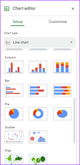 how-to-add-customize-trendline-in-google-sheets-6 كيفية إضافة وتخصيص خط الاتجاه على الرسم البياني في Google Sheets