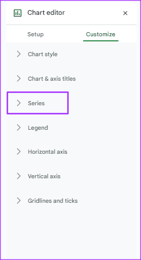 كيفية إضافة وتخصيص خط الاتجاه على الرسم البياني في Google Sheets - %categories