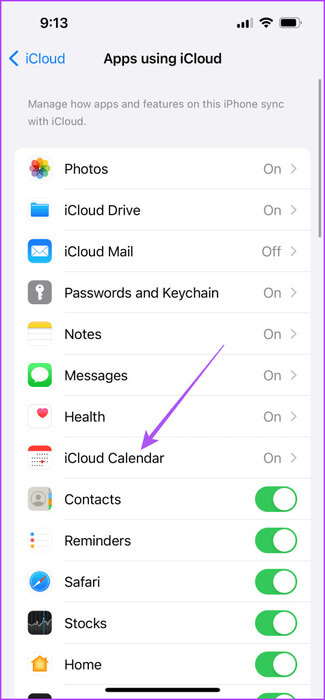 icloud-calendar-settings-iPhone-475x1024-1 أفضل 6 إصلاحات لعدم ظهور أعياد الميلاد في تطبيق التقويم على iPhone
