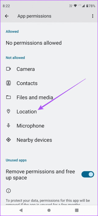location-app-info-edge-android-463x1024-1 أفضل 6 إصلاحات لعدم عمل Microsoft Edge على iPhone وiPad وMac