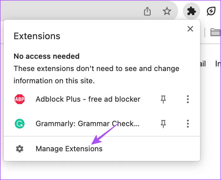 manage-extensions-chrome-desktop كيفية تمكين كلمات الأغاني على YouTube Music على الهاتف المحمول وسطح المكتب