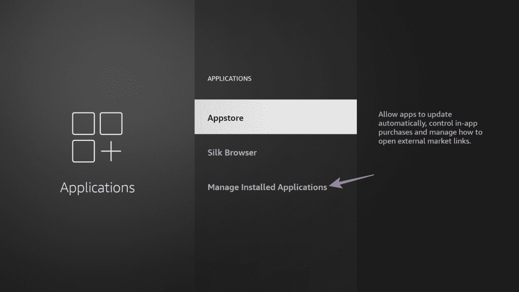 manage-installed-applications-fire-tv-3-1024x576-1 أفضل 5 إصلاحات لعدم إمكانية حذف التطبيقات على Amazon Fire TV Stick