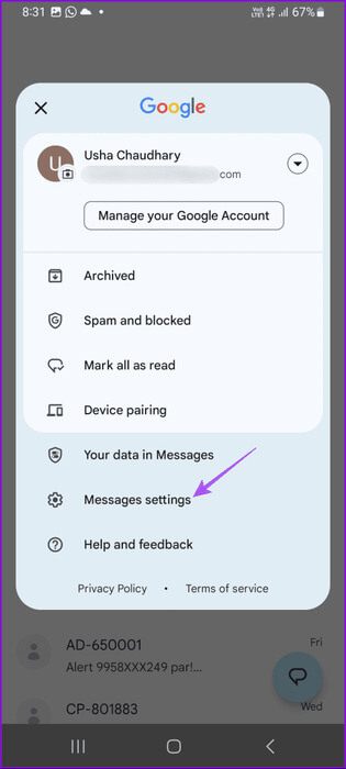 messages-settings-google-messages-app-samsung-461x1024-1 أفضل 7 إصلاحات لعدم إمكانية إرسال صور GIF في تطبيق رسائل Google