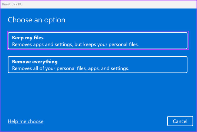 modify-reset-pc-768x513-2 أفضل 10 طرق لإصلاح خطأ "فشل بدء تشغيل برنامج تشغيل العرض" في Windows 10 و11
