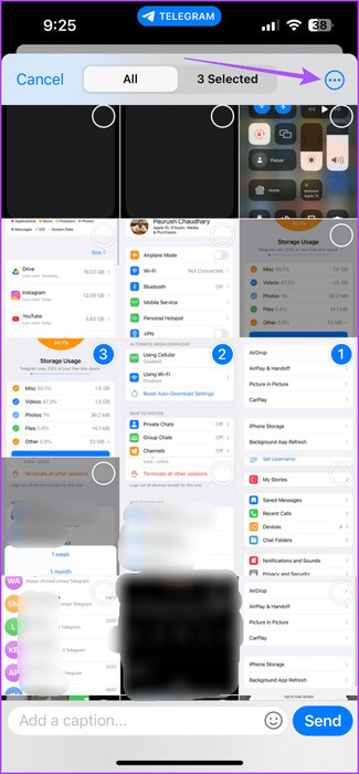 more-option-send-files-telegram-iphone-475x1024-1 كيفية إرسال صور ومقاطع فيديو عالية الجودة على Telegram على الهاتف المحمول وسطح المكتب