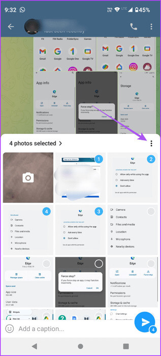 more-options-send-media-telegram-android-1-463x1024-1 كيفية إرسال صور ومقاطع فيديو عالية الجودة على Telegram على الهاتف المحمول وسطح المكتب