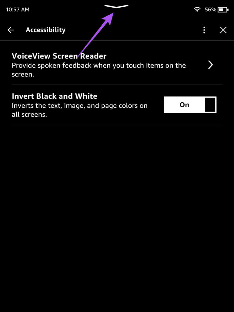 more-settings-kindle-night-mode-768x1024-1 كيفية استخدام الضوء الدافئ على جهاز Amazon Kindle