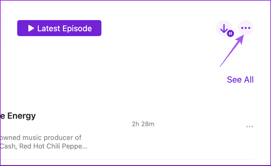 more-settings-podcast-mac أفضل 5 إصلاحات لعدم عمل إشعارات تطبيق Podcast على iPhone وiPad وMac