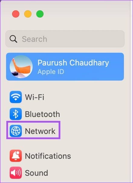 network-settings-mac-1-1 أفضل 6 إصلاحات لعدم عمل Microsoft Edge على iPhone وiPad وMac