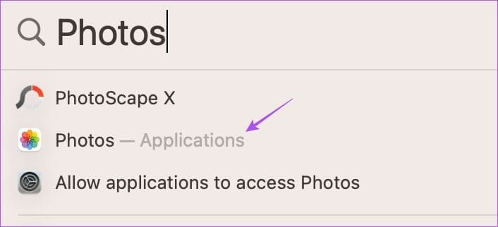 open-photos-app-on-mac أفضل 5 إصلاحات لعدم ظهور صور iMessage في تطبيق الصور على iPhone وiPad وMac