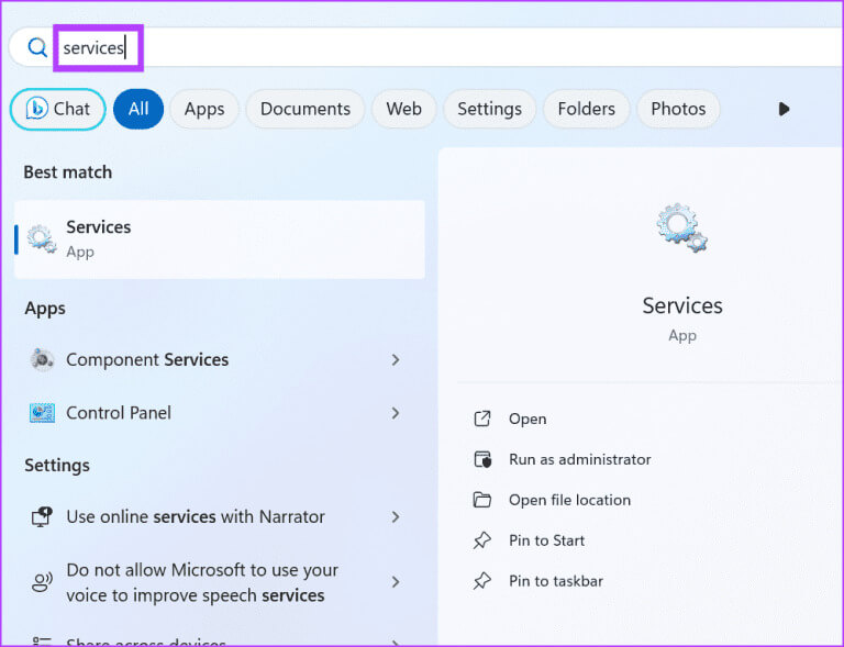 open-services-start-menu-768x589-1 أفضل 8 إصلاحات لمشكلة "NSIS "Error Launching Installer في Windows 10 و11