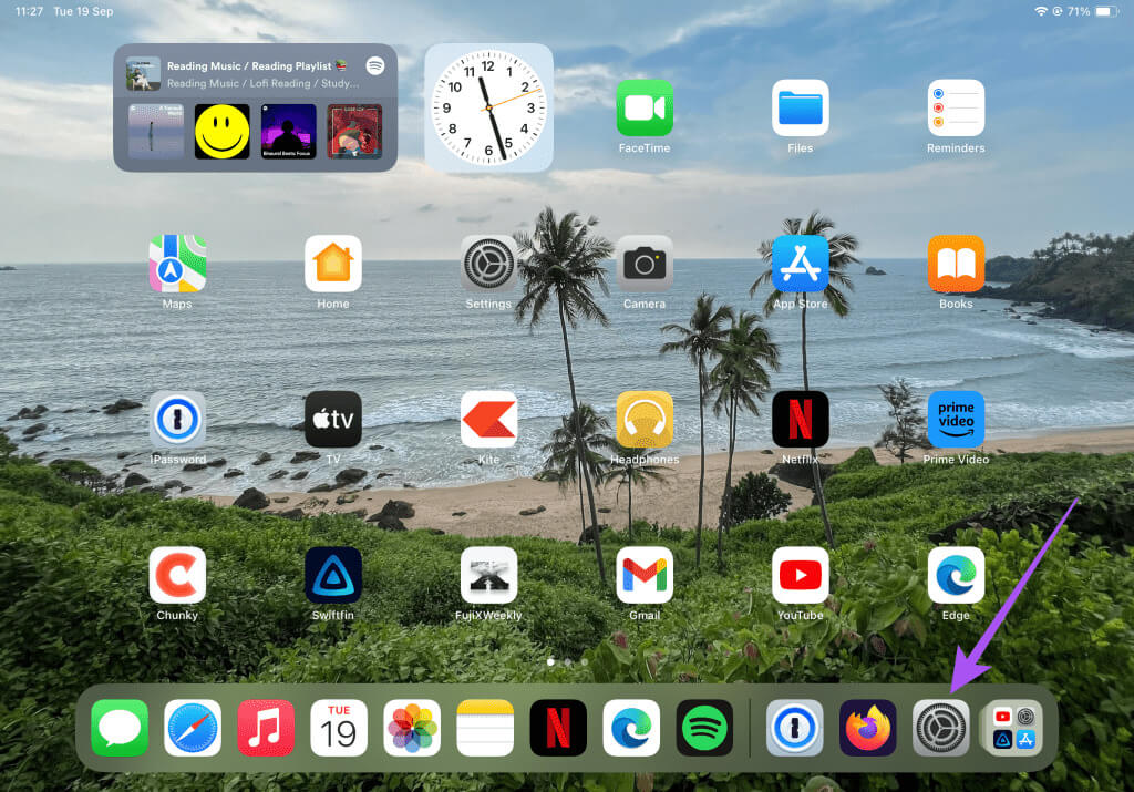 open-settings-on-ipad-1024x715-1 كيفية قفل علامات تبويب التصفح الخاص في Safari على iPhone وiPad وMac