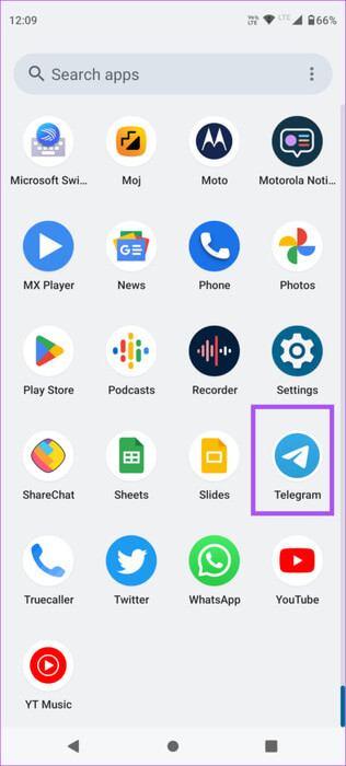 open-telegram-on-android-462x1024-1 كيفية جدولة الوضع المظلم على Telegram على الهاتف المحمول وسطح المكتب
