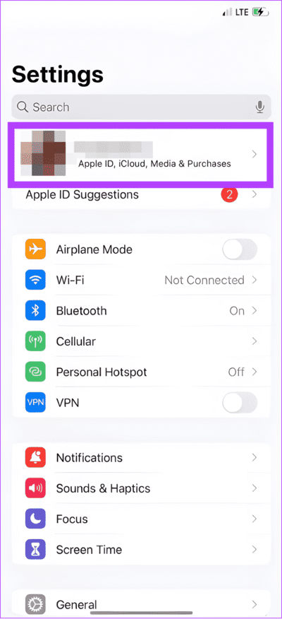 open-username-from-the-settings كيفية إلغاء اشتراك Bumble على iPhone وAndroid