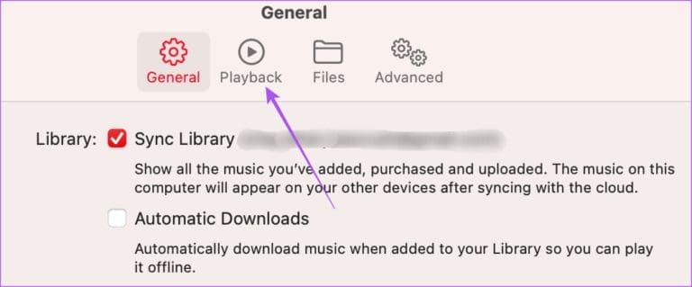 playback-settings-apple-music-mac-768x319-1 أفضل 9 إصلاحات لعدم تشغيل مقاطع فيديو Apple Music على iPhone وiPad وMac وWindows