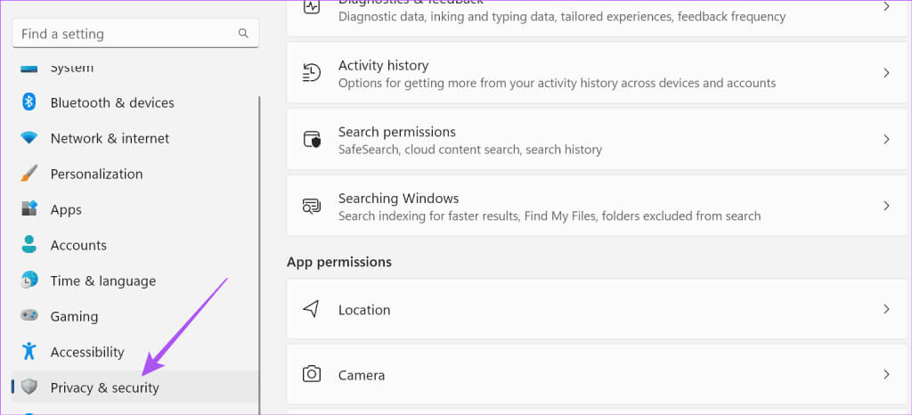 privacy-and-security-windows-11-settings-1024x466-1 أفضل 6 إصلاحات لعدم عمل Microsoft Edge على iPhone وiPad وMac