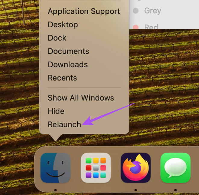 relaunch-finder-on-mac-1 أفضل 7 إصلاحات لخطأ "هذا الـ iPhone مفتوح في نافذة أخرى" في Apple Music على Mac