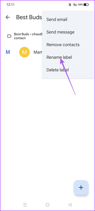 rename-label-google-contacts-app-463x1024-1 كيفية استخدام التصنيفات لجهات اتصال محددة في تطبيق Google Contacts
